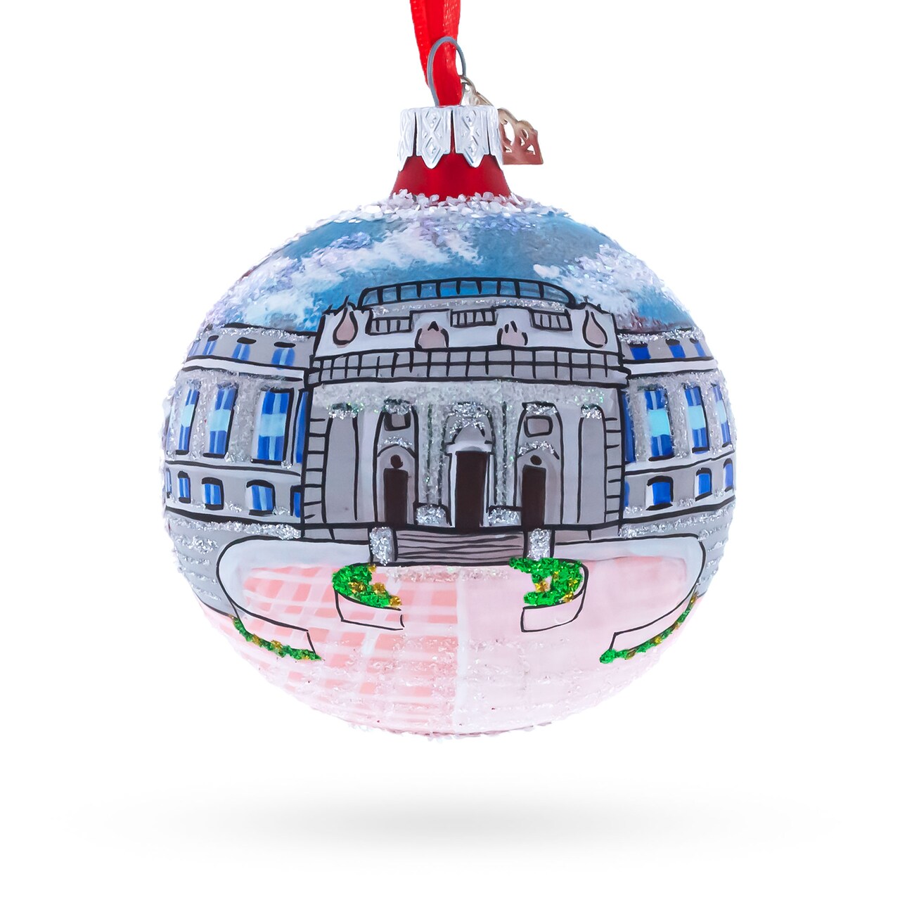 U.S. Naval Academy, Annapolis, Maryland, USA Glass Ball Christmas Ornament 3.25 Inches